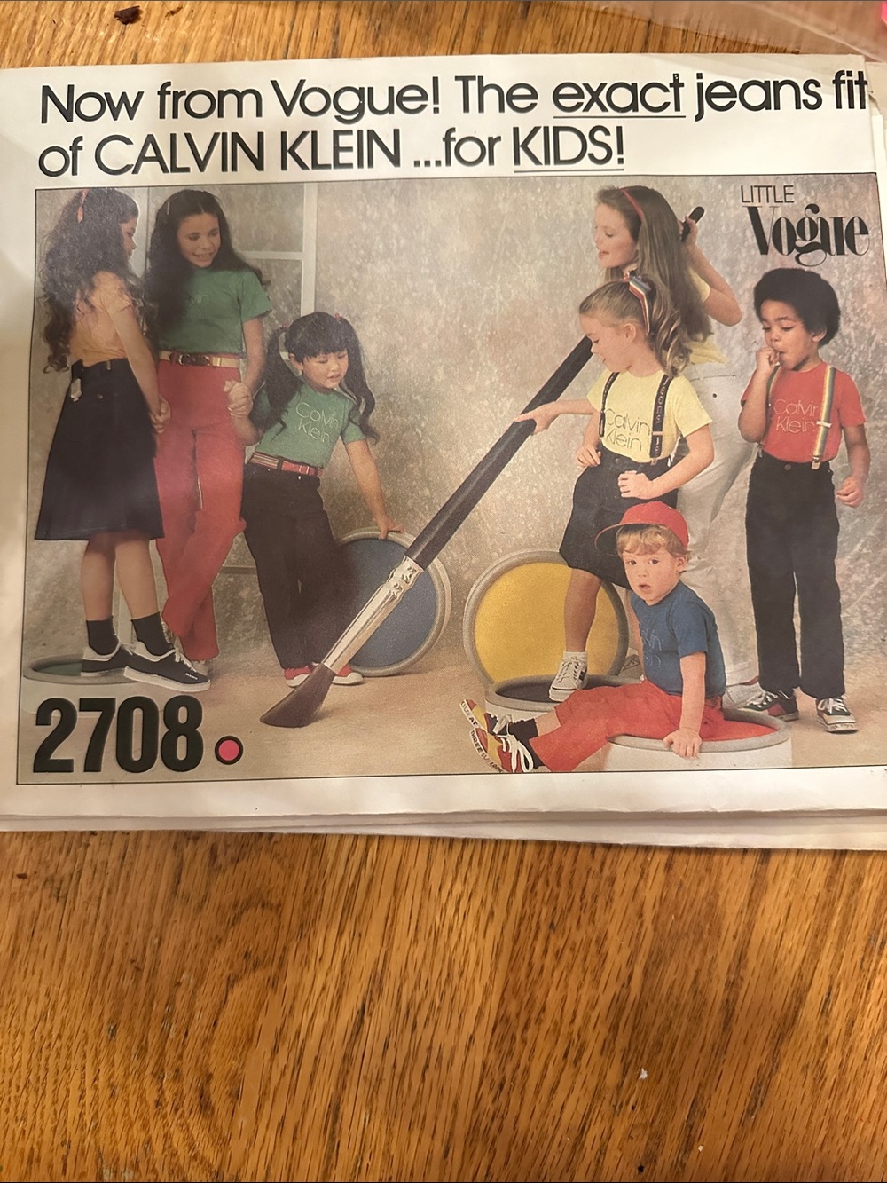 Calvin Klein Kids  little Vogue sewing pattern pants and skirt  Lot of 4